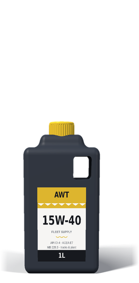 AWT 15W-40 Fleet Supply — 1L